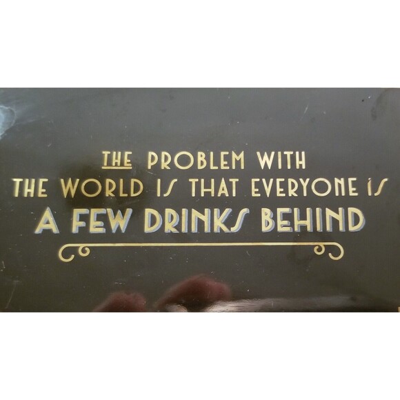 Rosanna 1920s Style Jazz Age "A Few Drinks Behind"  Porcelain Trinket Dish - Picture 2 of 4